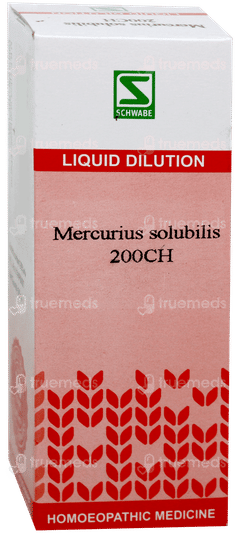 Dr Willmar Schwabe Mercurius Solubilis 200ch Dilution 30ml